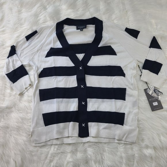 Rondina Etcetera V-Neck Cardigan Sweater - Picture 1 of 9